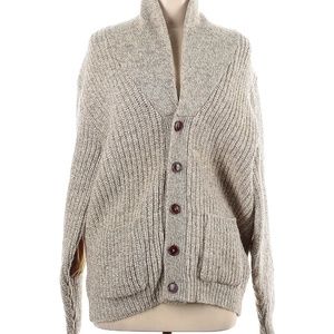 Orvis Sweaters Orvis Mens Wool Shawl Cardigan Elbow Patch